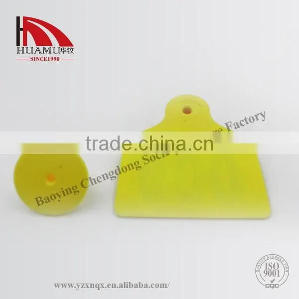 TPU Ear Tag for Buffalo in Yellow 49*43 mm photo-2