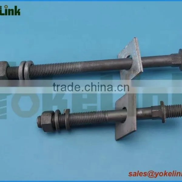 Broad Range Carbon Steel HDG Line Post Stud 5/8'' X7 1/2'' photo-5