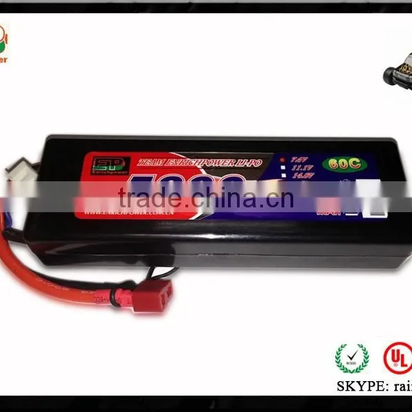 120C 6200mAh 2s rc Speed Car Hardcase Lipos for 1/10, 1/8,1/5 photo-3