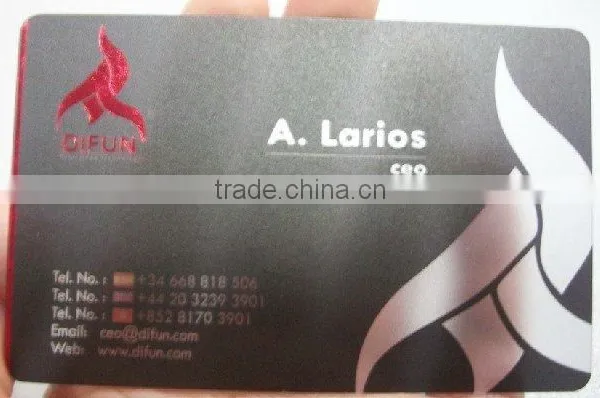 Clear Plastic Vip Business Card With Printing photo-2