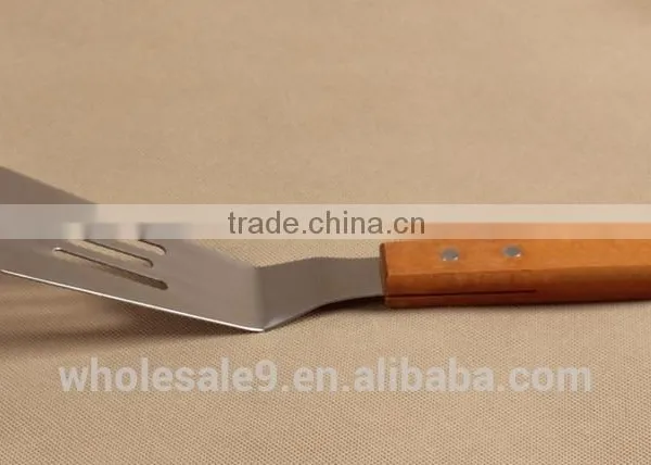 2016 Hot Selling Stainless Steel Pizza Shovel With Wood Handle Pizza Scoop photo-2