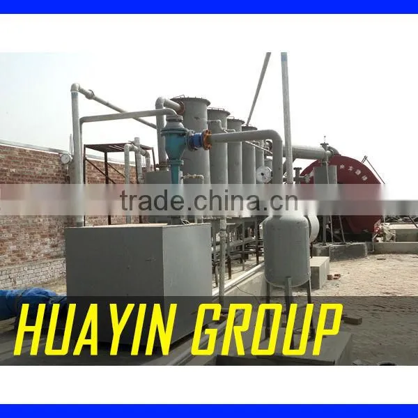 Plastic Scrap to Heavy Furnace Oil Pyrolysis Plant No Emission Huayin photo-2