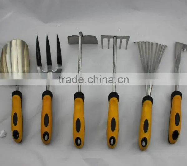 High Quality Plastic Handle With Garden Tools Set With Stainless Steel Head photo-2
