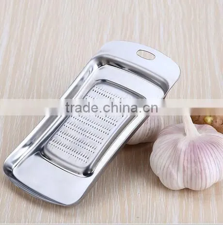 Cy288 Ginger Garlic Hard Cheese Grinder Stainless Steel Grater Shredder Press Crusher Chopper Tool photo-4