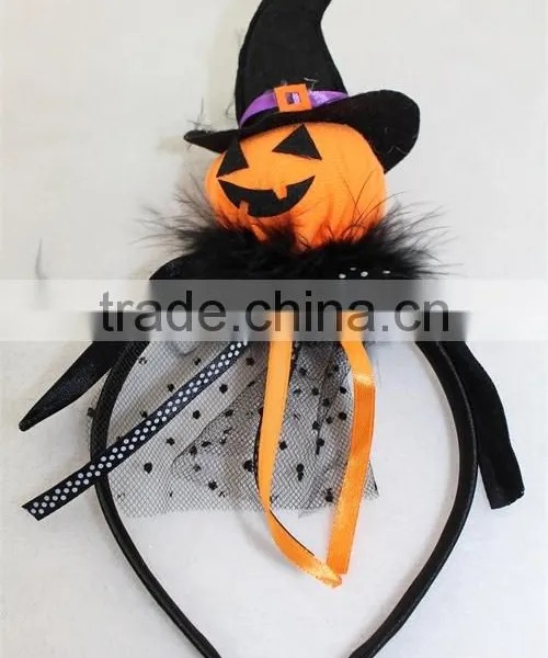 Halloween Pumpkin Hairband Pumpkin Hat Design Headband photo-3