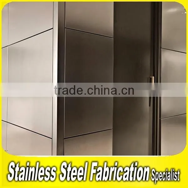 PVD Color Coating Stainless Steel Sheet Exterior Metal Wall Covering photo-5