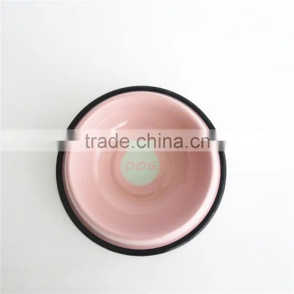 Carbon Steel With Powder Coated Food/Water Serving Cat Feed Pet Bowl photo-4