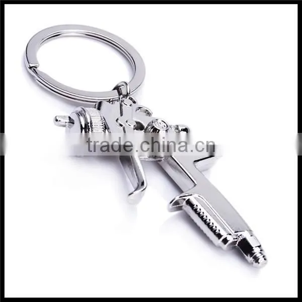 Creative Key Chains Gift Keyrings Metal Brush Shape Key Ring Supplier photo-3