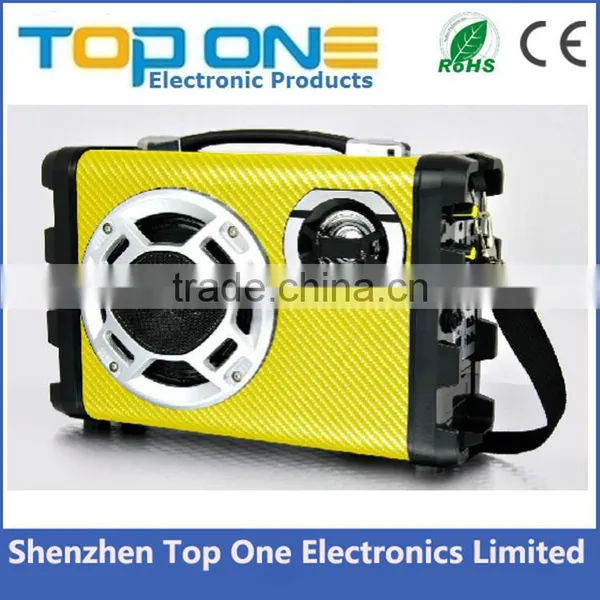 2016 New Hot Selling Handbag Wooden Portable Bluetooth Speaker With FM Radio and TF Card Support photo-3