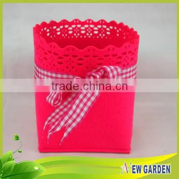 Hand Made Beautiful Fany Artificial Flower Basket Decoration photo-3