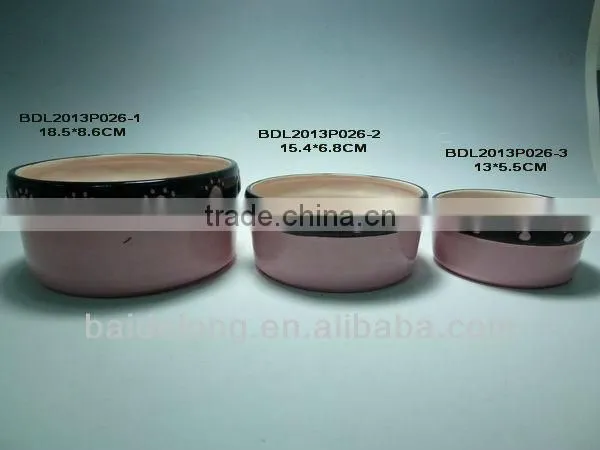 Round Ceramic Pet Bowl photo-2