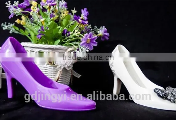 Acylic Pure Color Craft Heels Shoes Wedding Gift Supplier photo-5