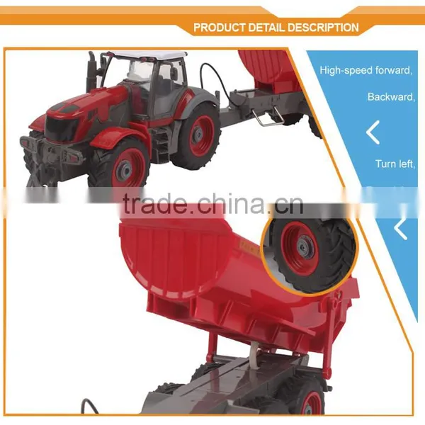 Newest Products!1:28 4 Channels R/C Farm Tractor RC Toys, RC Car photo-3