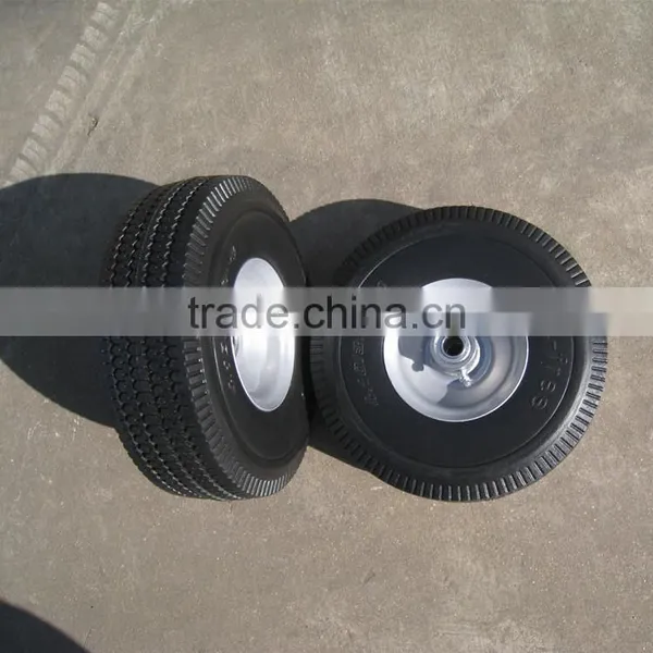 3.50-4 PU Foam Wheel for Tool Cart Hand Trolley Wheel photo-2