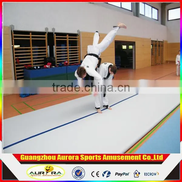 2017 Guangzhou Factory Supply DWF Gymnastics Mat Inflatable Air Track For Sport Training Inflatable Air Track for Sale photo-4