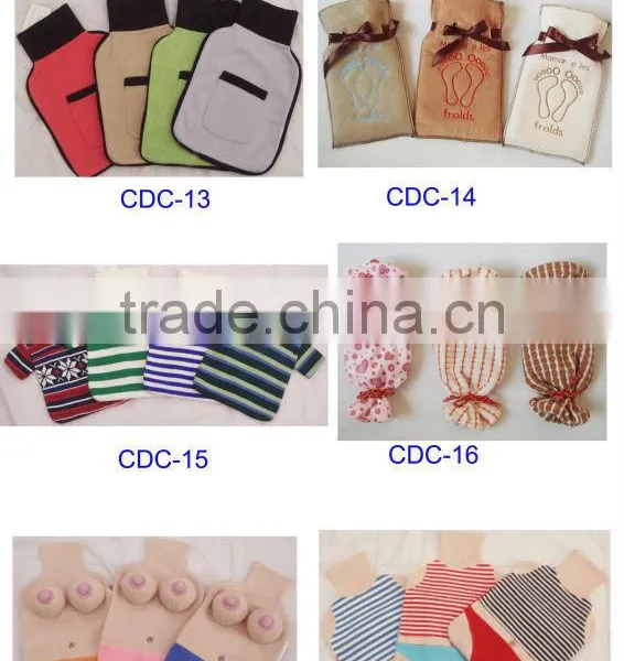 Factory Supply Directly Embroidered Hot Water Bottle Cover photo-2