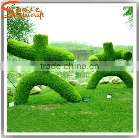 Factory Design Experienceed Manufacturer Customize Artificial Fake Garden Grass Animal Grass Decoration photo-6