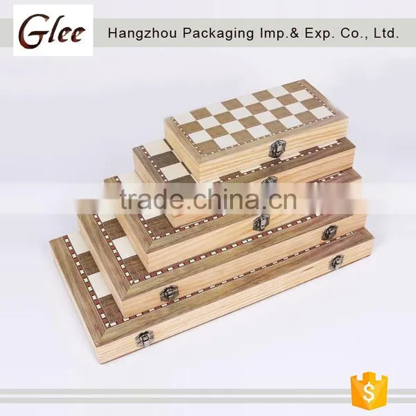 Promotional Gift 3 In 1 Wooden Checkers Backgammon Chess Sets