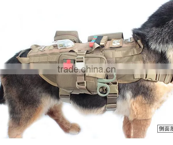 Pet Dog Clothes Outdoor Military Fans Equipped With a Pet Dog Vest/Army Police Dog Clothes photo-2