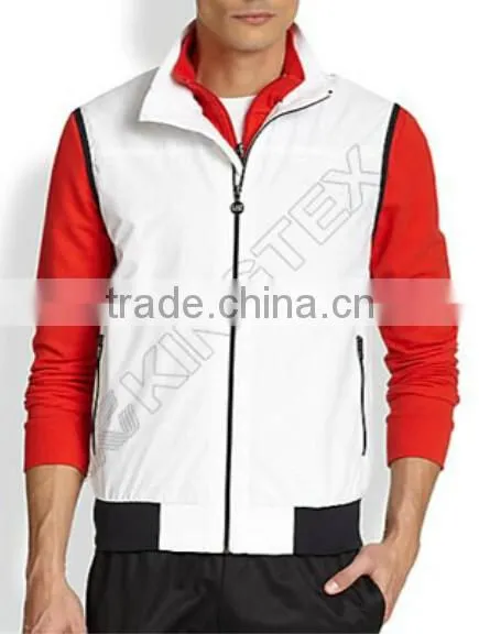 Pop Fashion Zip Jacket Set,double Layer Collar Neck Jacket and Track Pants,high Quality Jacket From Factory Cheep Price photo-3