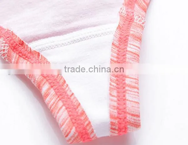 2017 China Manufacturer Personalized Your Own Brand Logo Design 95% Cotton 5% Spandex Private Label Women Hot Sexy T-Back Thongs photo-5