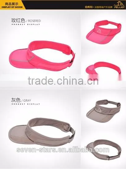 China Supplier Ladies Sun Visor Hat Decorating Functional Sun Cap