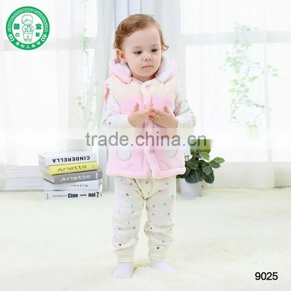 #9025** Autumn/winter Hot Sale Baby Kids Winter Warm Vest With Hood, Baby/children/kid Waistcoat, Baby's Heating Vest photo-4