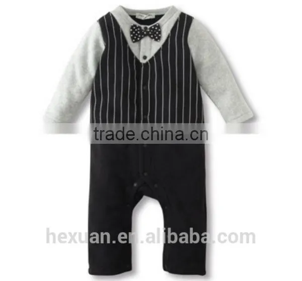 Organic Cotton Long Sleeves Baby Clothes Romper Boy photo-2
