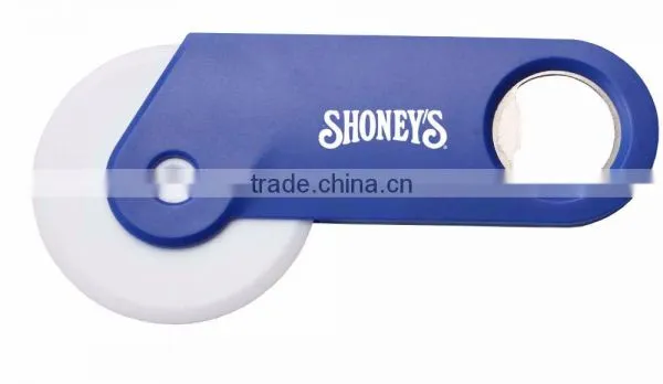 Party Pizza Cutter - Easily Slices Pizzas, Quesadillas, Brownies and More, Convenient Bottle Opener at the End of the Handle photo-2