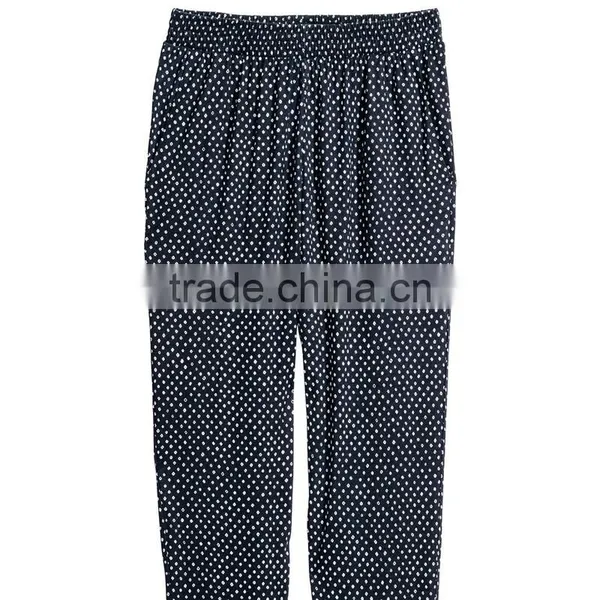 Viscose Baggy Rubbery Pull on Jersey Hip Hop Harem Pants photo-4