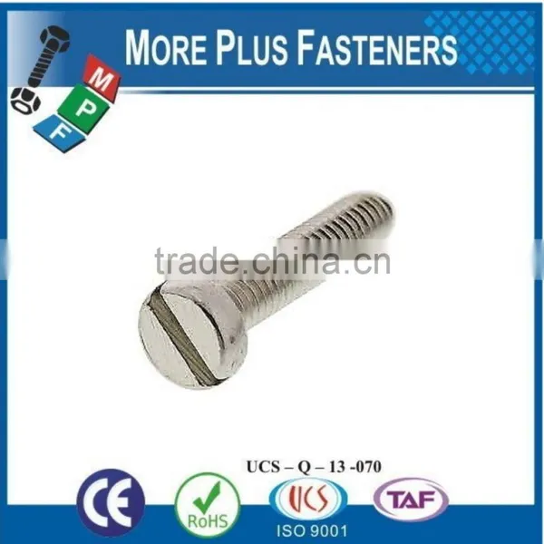 Made in Taiwan Brass Stainless Steel Carbon Steel Slotted Cheese Head Machine Screw photo-5