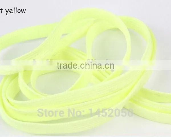 Luminous Shoelaces Glow In The Dark Shoelaces Fluorescent Shoelace For Sport Flat Shoe 100cm * 5 Different Colors photo-4