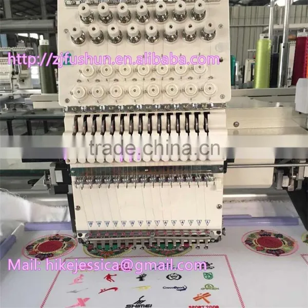 YINGYING 1502 1202 2heads Double Heads 15needles 12colors 12needles Compact Flat and Cap t Shirt Computerized Embroidery Machine photo-4
