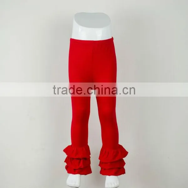 Girls Ruffle Pants Summer Children Comfortable Cotton Capris Kids Candy Color Solid Toddler Leggings 0-12T Girls Pants