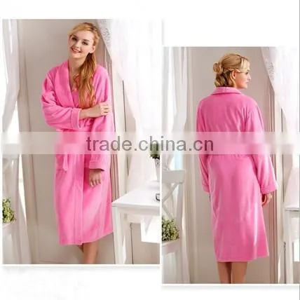 Plush Terry Towel Bathrobe Morning Gown photo-3