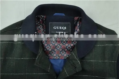 Fashion Plain Woolen Classic Varsity Jacket Men photo-4