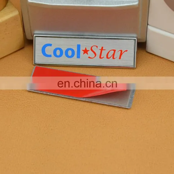 ABS Emboss Custom Raised Logo Sticker photo-4