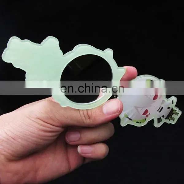 Printed Cartoon Mirror Acrylic Picture Keychain With Double Sides photo-4