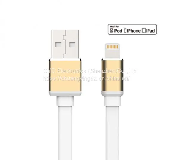 Cable Supplies for IPhone 5, 5S, 6, 6S, 6 Plus With High-speed Performance, Metal Material