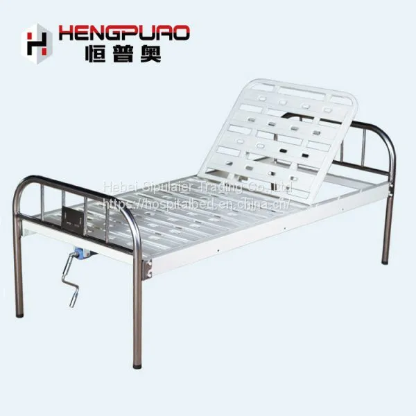 Adjustable Cheap Manual Hospital Medical Patient Bed for Handicapped photo-2