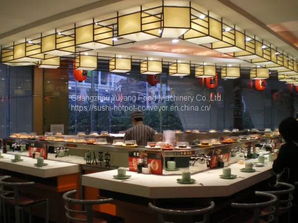 Solid reputation sushi plate belt conveyor belt system