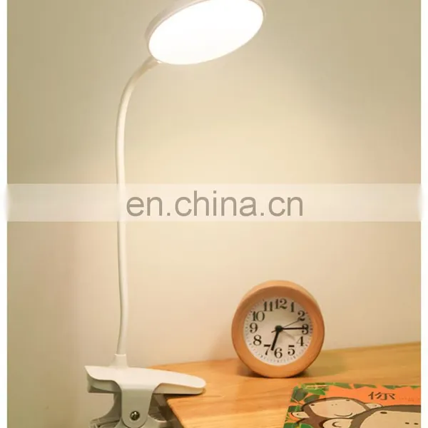 Eye Protection Led Clip USB Charging Desk Lamp Touch Switch to Learn Reading Table Lamp photo-3