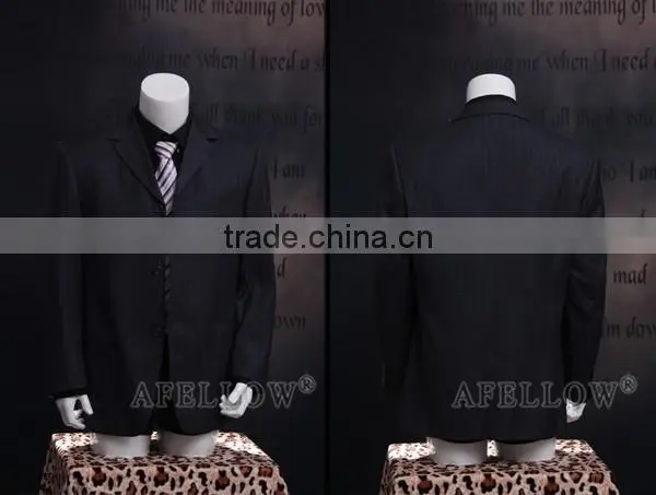 Fiberglass Glossy White Half-length Male Mannequin on Sale photo-2