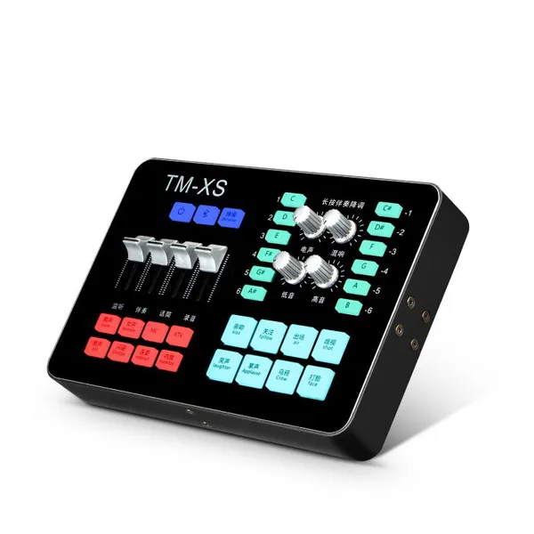 100% Original Snail XS Web Celebrity Live Sound Card, Digital Audio, Portable and Mobile, Intelligent Noise Reduction Suitable for Web Celebrity Live Recording and Clipping Home Entertainment photo-2
