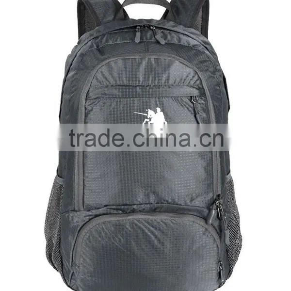 Outdoor Shoulder Bag Nylon Waterproof Backbag 35 L Travel Foldable Backpack photo-2