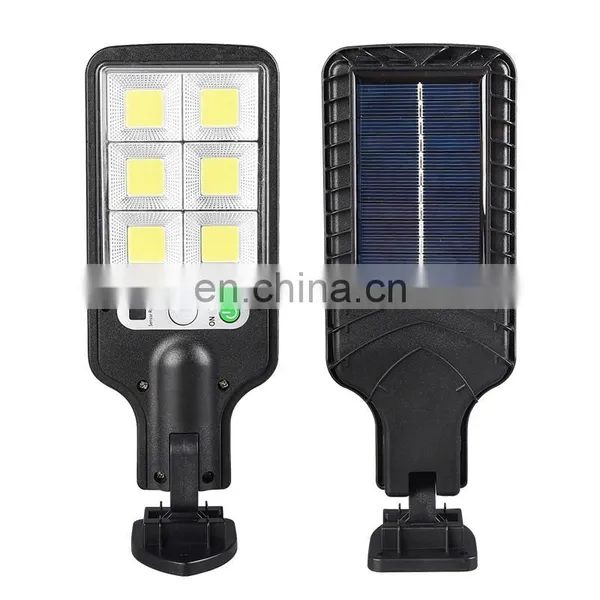 High Power Outdoor Motion Sensor Automatic All in One Integrated Led Solar Street Light With Battery Backup