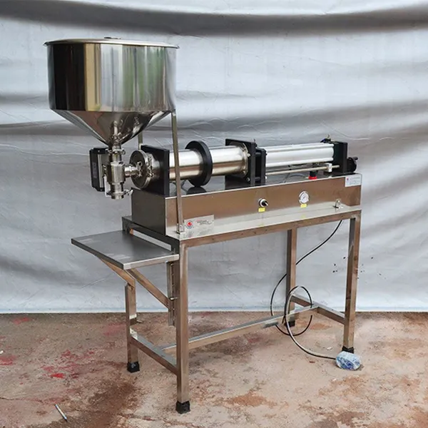 Heating Filling Machine Hopper Mixing Filling Machine Paste Filling MachineSemi-automatic Filling Machine photo-4