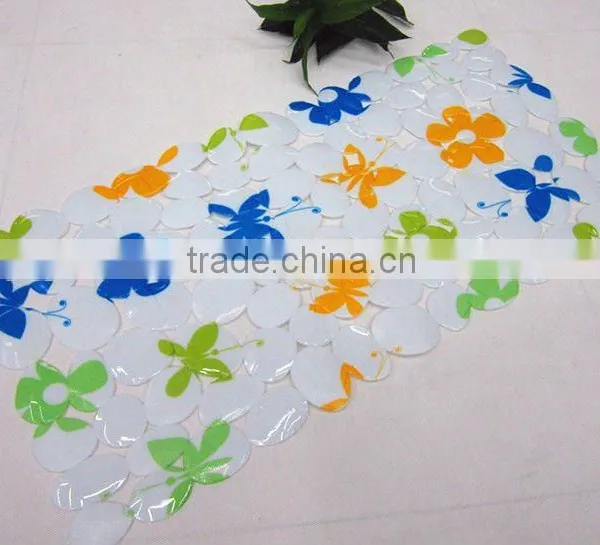 Printed Rose Flower Bath Mat Bathtub Mat photo-5