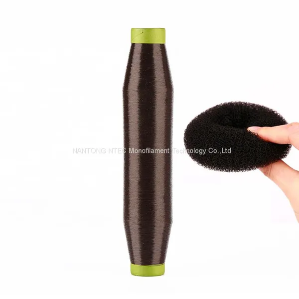 0.155mm Black Color Nylon Monofilament Yarn For Hair Bun photo-2