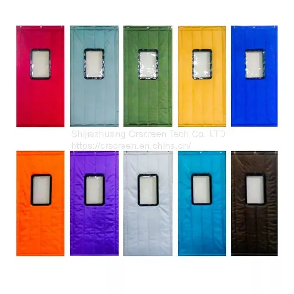 Customized Size Warm Insulated Windproof Keep Warm With Doors Magnetic Fabric Screen Cotton Door Curtain